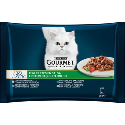 Gourmet Perle мултипак със заек - 0.34кг