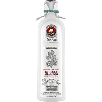 Babička Agafia White Agafia lopuchový Shampoo pro všechny typy vlasů síla a zářivost 280 ml
