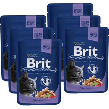 Brit Cat Fish COD 6x100г