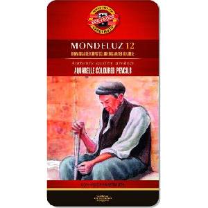 KOH-I-NOOR Mondeluz 3722/12 Ком лект акварелни моливи 12 бр (3722012001PL)