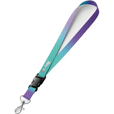 Šňůrka na krk Oxybag s karabinkou OXY Ombre Pink