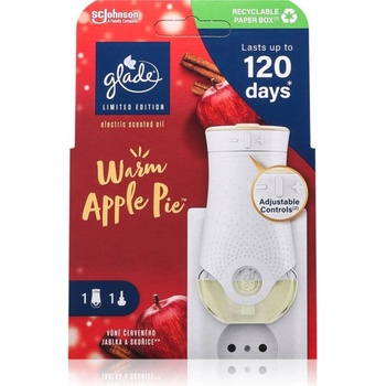 GLADE Warm Apple Pie elektrický osvěžovač vzduchu 20 ml