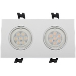 ELMARK Led ПЛАСТМАСОВА ПРАВОЪГЪЛНА ЛУНА high power 2x6w 2 (92s206ww/w)