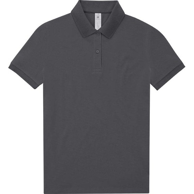B&C My Polo 180 /women Dámske piqué polo sivá dark