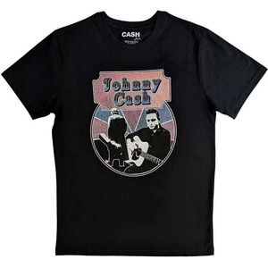 Johnny Cash Walking Guitar & Front On Black XL Риза (JCTS21MB04)