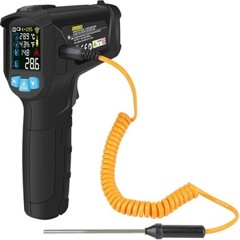Mestek IR02C Индустриален безконтактен термометър и хигрометър със сонда, -50/800°C (IR02C)