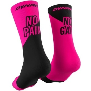 Dynafit No Pain No Gain Socks pink glo/black out