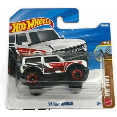 Mattel Hot Wheels 21 Ford Bronco bílý 2026