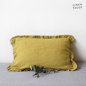 Linen Tales Ленена калъфка за възглавница 40x60 cm Lemon Curry - Linen Tales (LT-PCFR-40x60-LC)