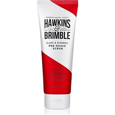 Hawkins & Brimble jemný pleťový peeling pro muže s vůní elemi a ženšenu (Elemi & Ginseng Pre-Shave Scrub) 125 ml
