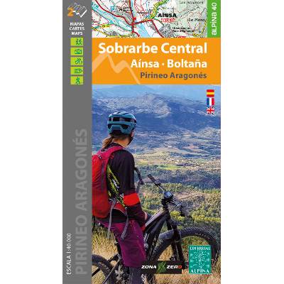 Editorial Alpina Sobrarbe Central - Ainsa - Boltana - Pirinea Aragones 2 mapy 1:40 t.