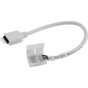 Image 1 of OPTONICA ГЪВКАВ КОНЕКТОР ЗА led ЛЕНТА rgb with pin (6617)
