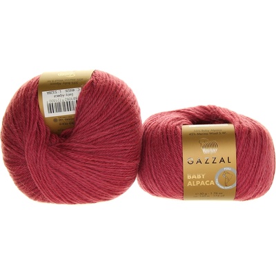Gazzal Baby Alpaca 46026 tmavá starorůžová