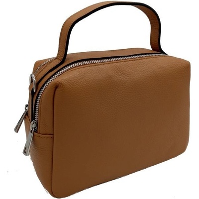 Donatella dámská kožená kabelka 903719 cognac