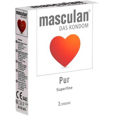 Masculan Single: Pur, 3 condoms
