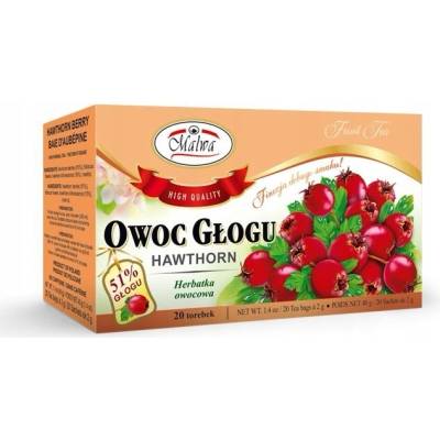 Malwa Ovocný čaj Hloh 20 x 2 g