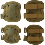 DRAGOWA Tactical Тактически накрайници за колене и лакти Dragowa Tactical, каки (DRG045.khaki)