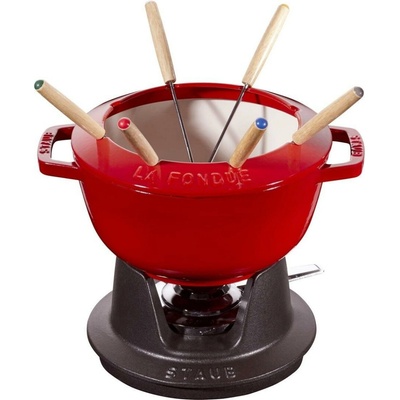 STAUB fondue set, višeň 20 cm 2,3 l