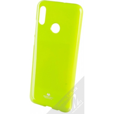 Pouzdro Goospery Jelly Case TPU ochranné silikonové Huawei P Smart 2019, Honor 10 lite limetkově zelené
