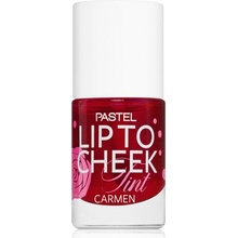 Pastel Lip To Cheek Tint tekutá tvářenka na rty a tváře 01 Carmen 9,6 ml