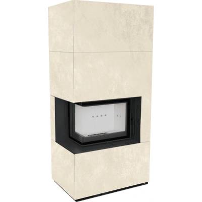 Kratki FLOKI BOX levá 8 kW průměr 160 křemenný sintr OXIDE BIANCO