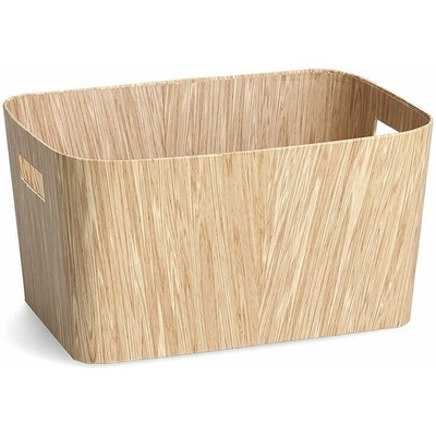Zeller Pevná kartonová krabice WOOD, 34 x 24,5 x 18 cm