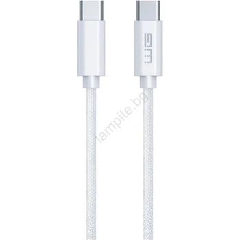 WINNER GROUP-WG - USB кабел USB-C / USB-C 60W 1m бял (WN0019)