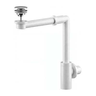 Umyvadlový sifon SAT prostorově úsporný do nábytku vč. click/clacku nerez SATACABSETNRZ – Hledejceny.cz