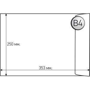 Top Office Плик, B4, 250 x 353 mm, хартиен, със самозалепваща лента, бял, 250 броя (1560120003)