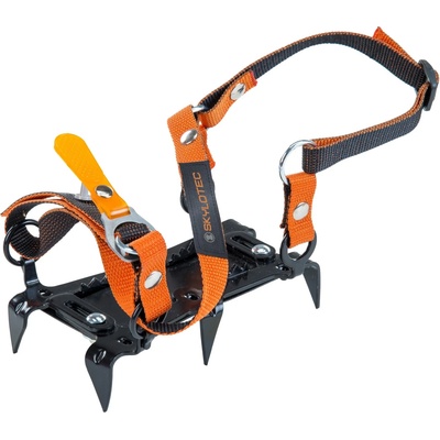 Skylotec Снегоходни шипове Skylotec Mini Crampon 6P Snow spikes - Black / Orange - размер Straps (412-0099-0111)