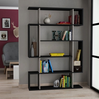 Kalune Design Knihovna Mito antracit