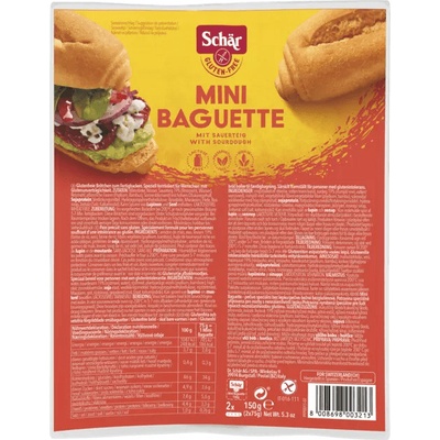 SCHÄR Mini Baguette bezlepkové bagety 150 g