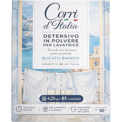 Corri d’Italia prací prášok na biele 4,25 kg 85 PD