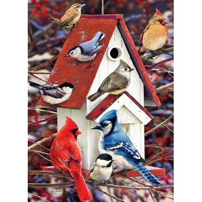 Cobble Hill - Puzzle Winter Birdhouse - 1 000 piese