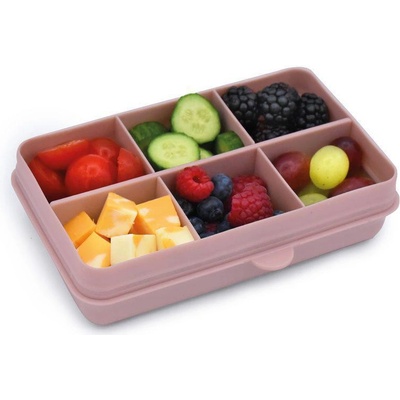 Melii Snackle Box krabička na svačinu mini Luxe Růžová