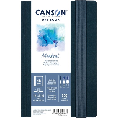 Canson Art Book Montval Skicák v pevnej väzbe 14 x 21,6 cm CP 300 g 48 listov