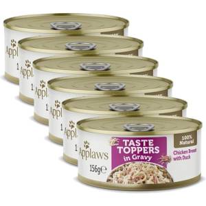 Applaws Dog Taste Toppers in Gravy пилешки гърди с патица 6 x 156 г