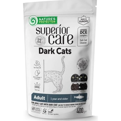 Nature's Protection Superior Care Nature's Protection Cat Dry Superior Care Dark Adult GF Herring 0,4 kg