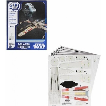 4D BUILD 3D Puzzle Star Wars: Stíhačka X-Wing 160 ks