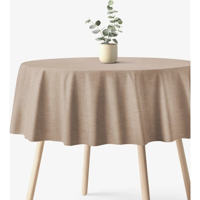 Goldea okrúhly obrus peru latte Ø 100 cm