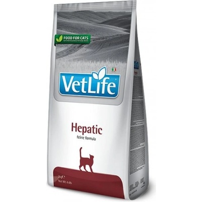 Farmina Vet Life Hepatic - пълноценна диетична храна за котки за поддържане функцията на черния дроб в случай на хронична чернодробна недостатъчност - 0, 4 кг, Италия - PVT004173S
