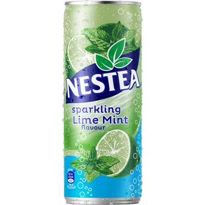 Nestea Sparkling Black Tea Lime Mint flavour 330 ml