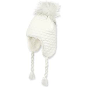 Sterntaler Детска зимна ушанка за момиче в екрю, Sterntaler