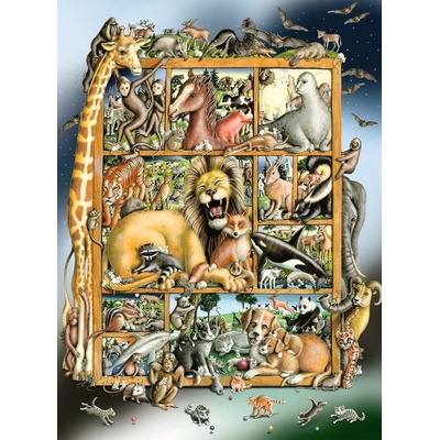 RAVENSBURGER Zvířecí menažerie XXL 100 dílků