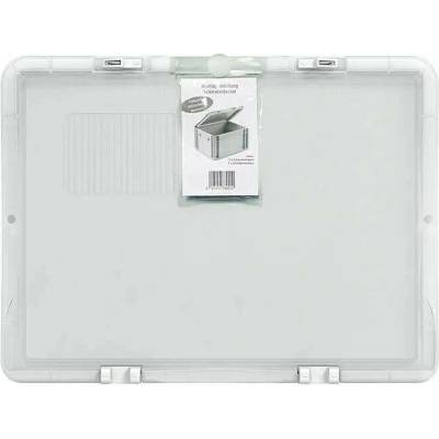 Surplus Systems Víko na eurobox s pantem, 40 × 30 cm, transparentní 403000S-000