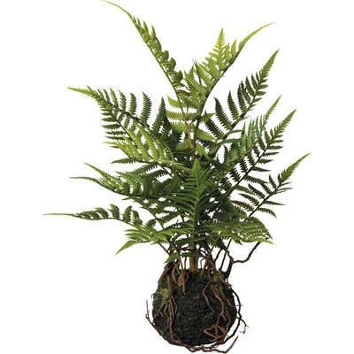Umelá rastlina papraď s balom 38 cm