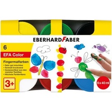 Eberhard Faber Prstové farby 6 x 40 ml