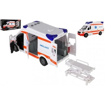 Teddies Линейка пластмаса 26см с носилка, на инерция със светлина и звук, 37x18x11