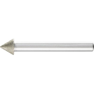 Pferd 36476106 | Diamantové brúsne teliesko s galvanickým pojivom špicatý tvar kužeľový SK DSK 10,0-60°/6, D 126