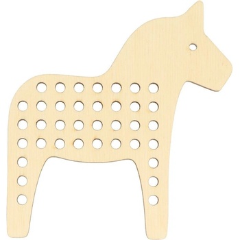 Natana šablóna na vyšívanie koník 10x10cm